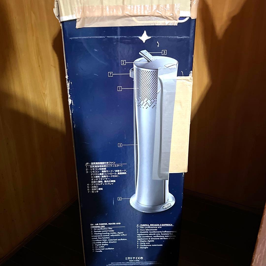 デロンギ空気清浄機機能付きファンヒーター冷暖、多機能！