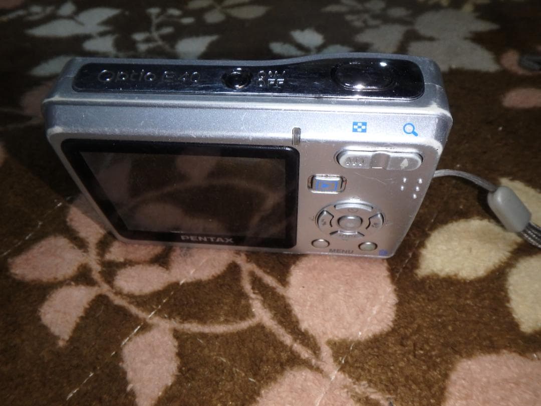 動作品 PENTAX OPTIO E40 デジタルカメラ