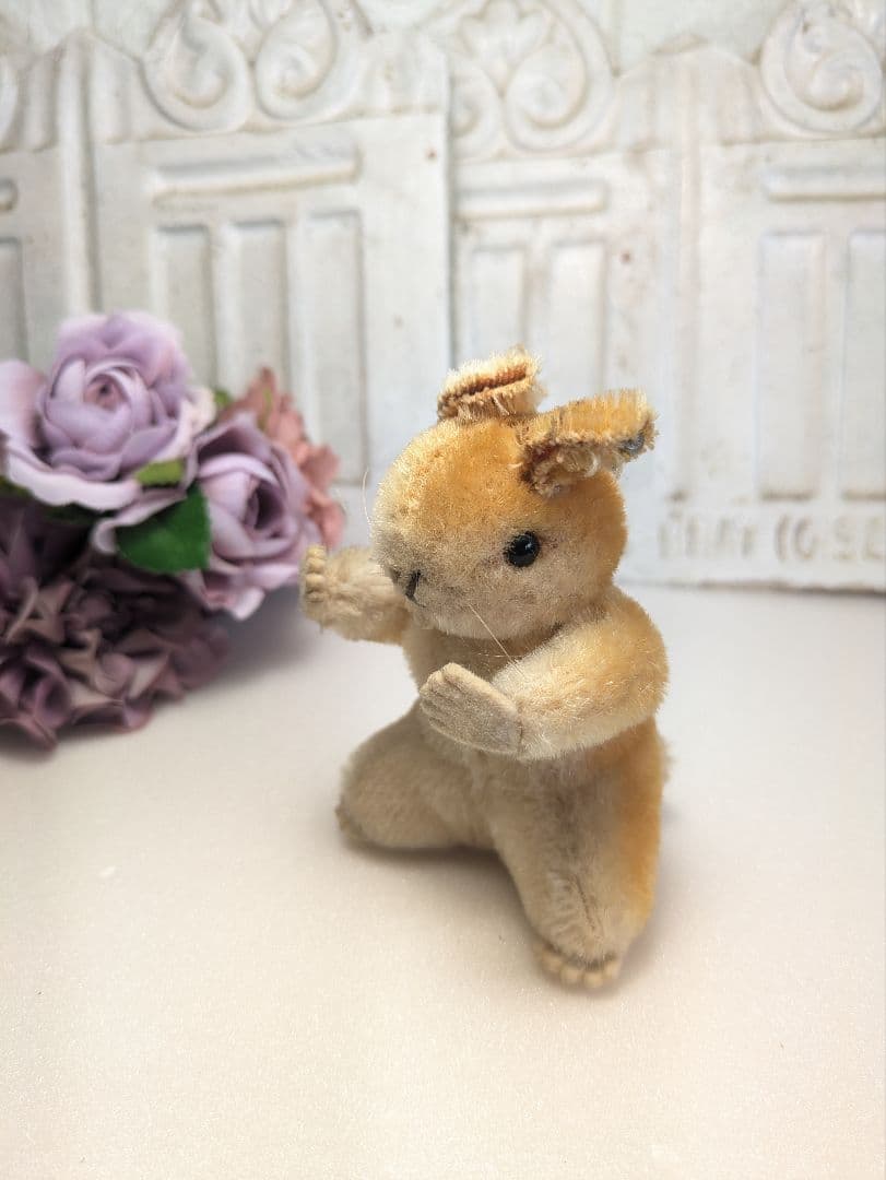 アンティーク ドイツ シュタイフ ハムスター ぬいぐるみ