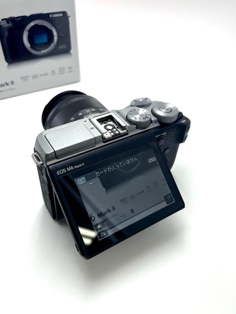 【美品】Canon EOS M6 Mark II ボディー シルバー