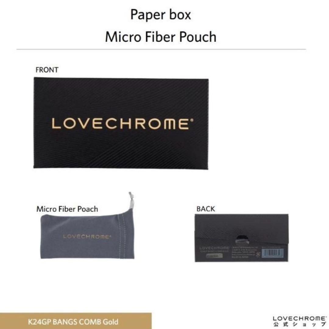 新品 LOVECHROME K24GP バングスコーム ゴールド
