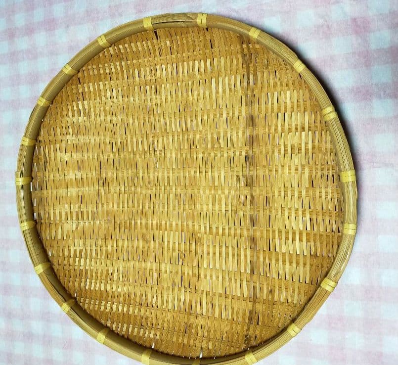 最終セール✨天然竹　干しザル　大型（直径46、52）　未使用品　３個セット