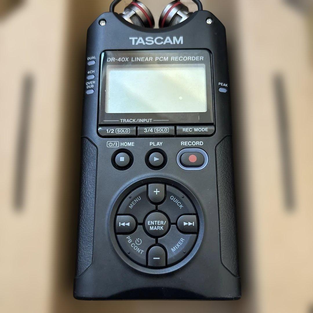 TASCAM DR-40X オーディオレコーダー micoSD付き 64GB