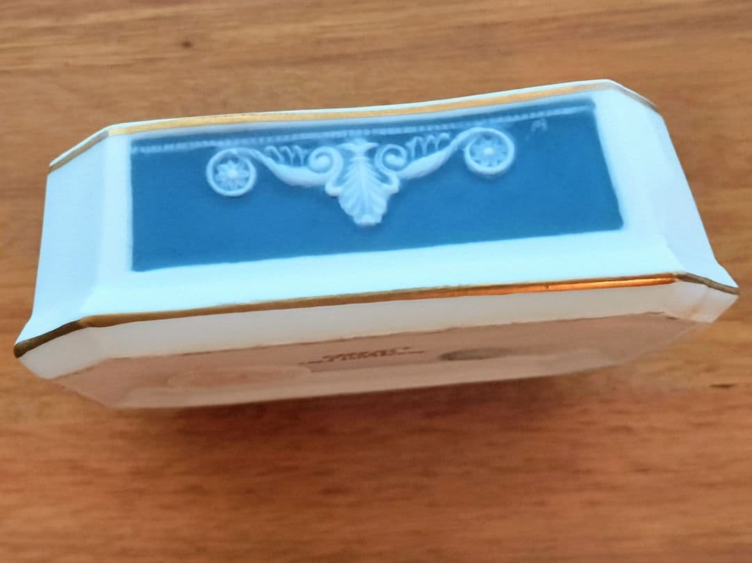 【20世紀初頭アンティーク Limogesリモージュ】磁器製飾箱 Leroux作