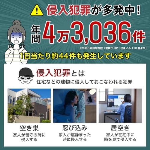 エルパ(ELPA) 窓ピタッアラーム 衝撃＋開放検知式(ダブル検知タイプ) ４A