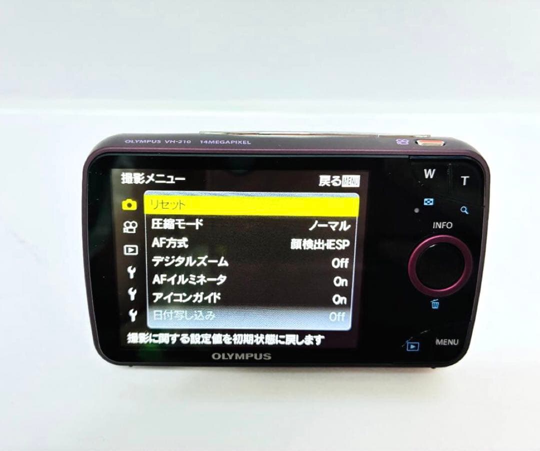【ほぼ新品・付属品完備】OLYMPUS VH-210 パープル
