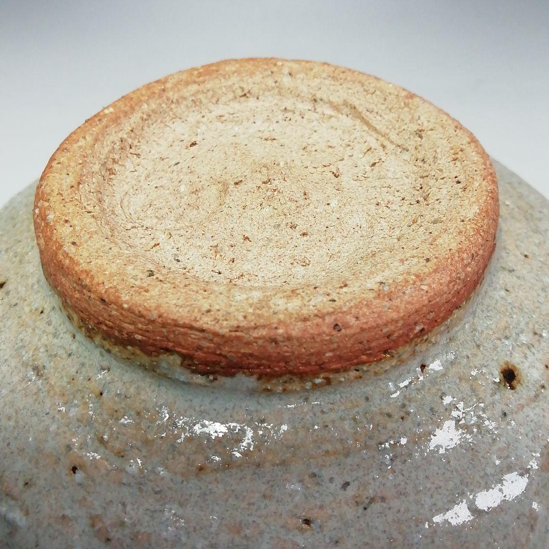 Ｓ３３８　茶碗　『灰釉　平成　令和』『中村良二作』　共箱　抹茶碗　茶道具