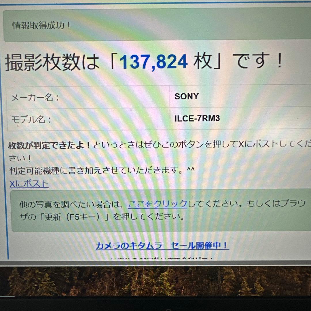 セット　ソニーα7Rⅲ + タムロン17-28㎜ + タムロン28-200㎜