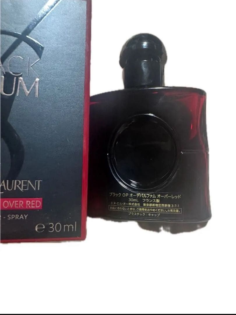 イヴサンローラン 香水　ブラックOP オーデパルファム　オーバーレッド　30ml