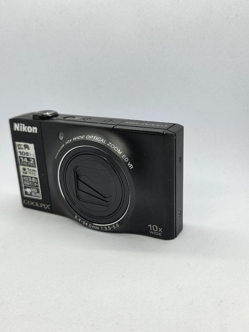 【美品・スマホ転送OK】ニコン Nikon COOLPIX S8000 ブラック