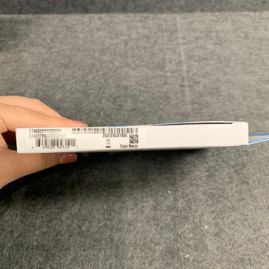 CrucialSSD 内蔵2.5インチ SATA接続 BX500 シリーズ4TB