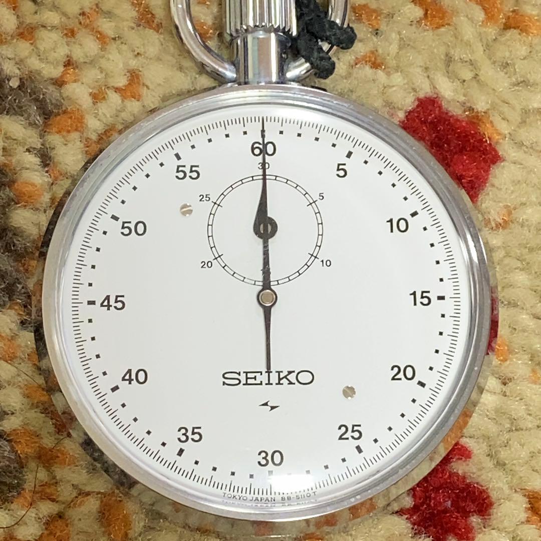 ほぼ新品 SEIKOセイコー 手巻き ストップウォッチ 88-5051 超美品