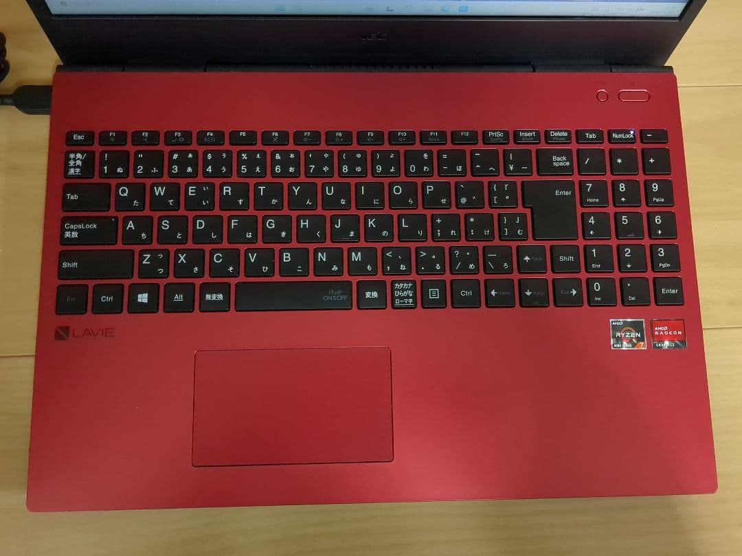 Windowsノート本体 NEC LAVIE N1565AAR Ryzen 7 8GB SSD 256GB