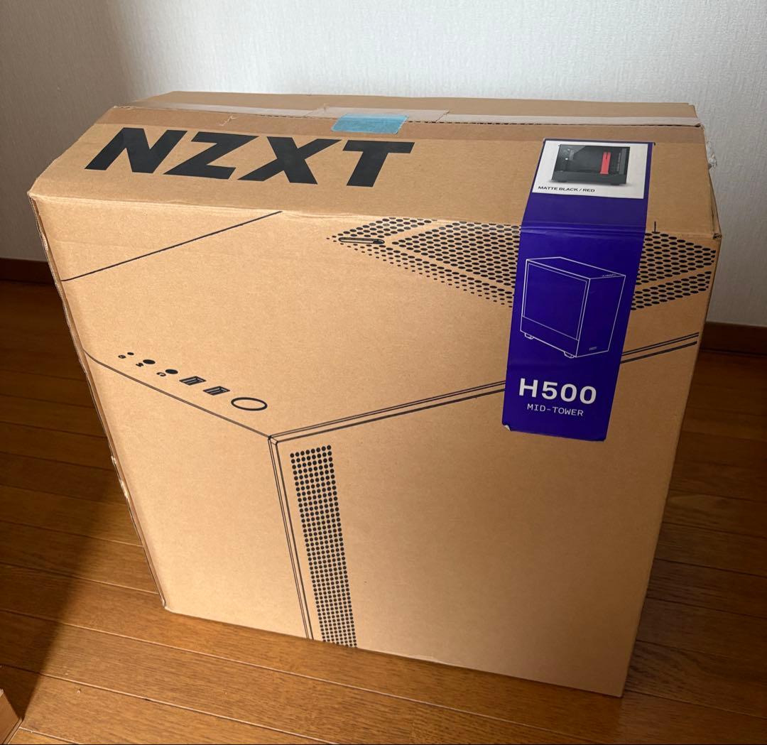 NZXT H500 CA-H500B-BR [マットブラック+レッド]