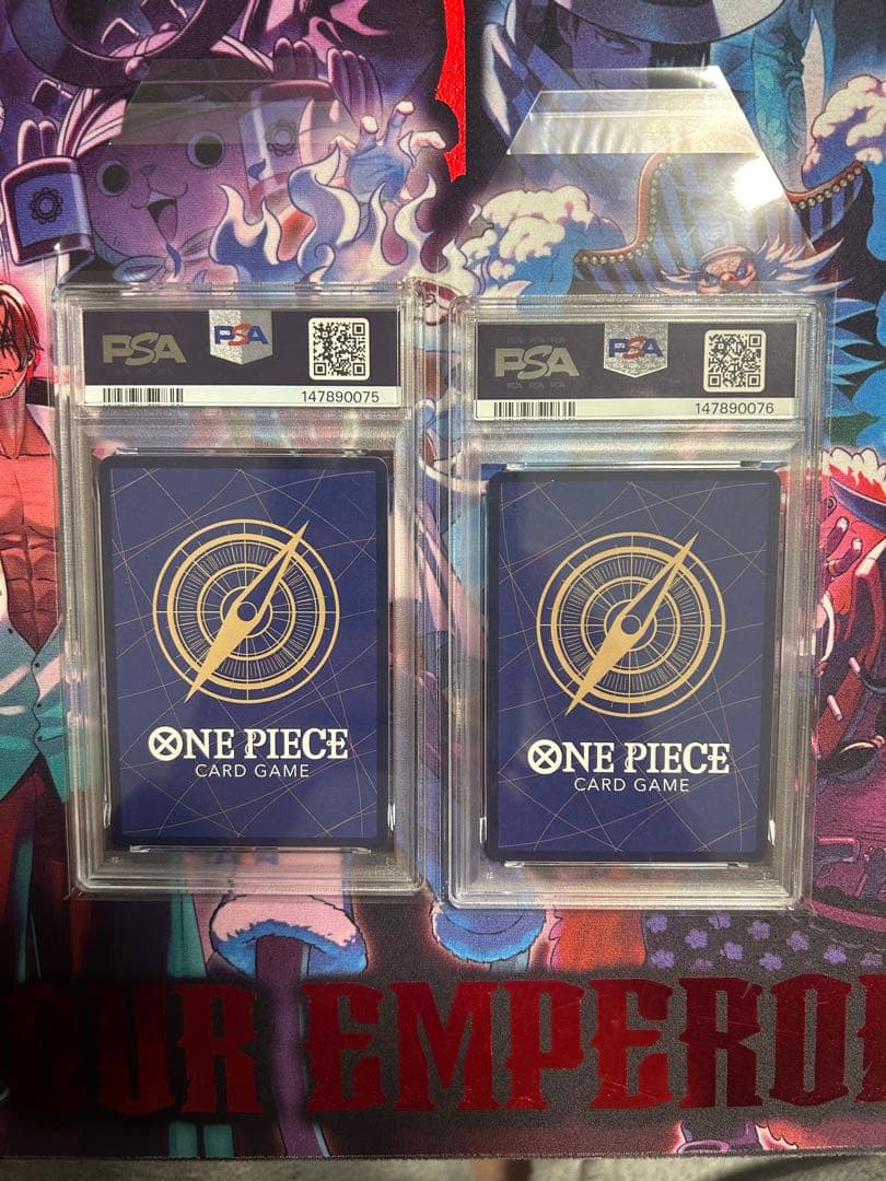 ワンピースカード　ルフィ　ゾロ　2rdanniversary psa10 2連番