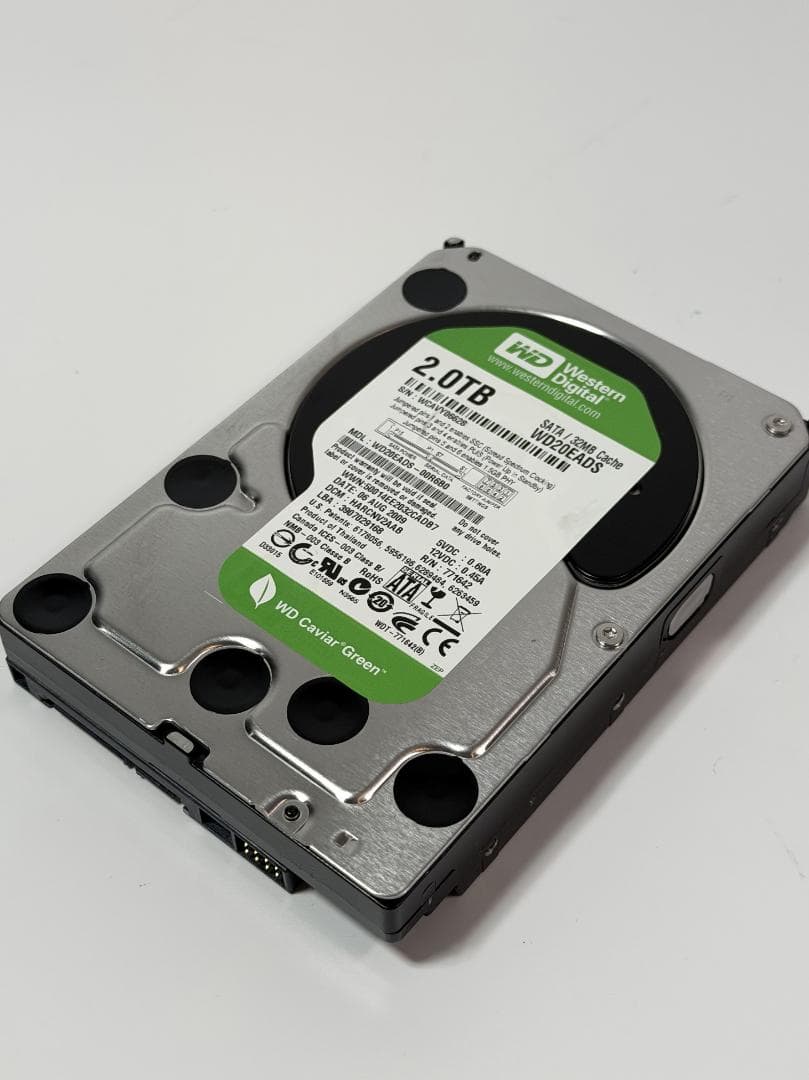 Western Digital WD20EADS 2TB　4本セット