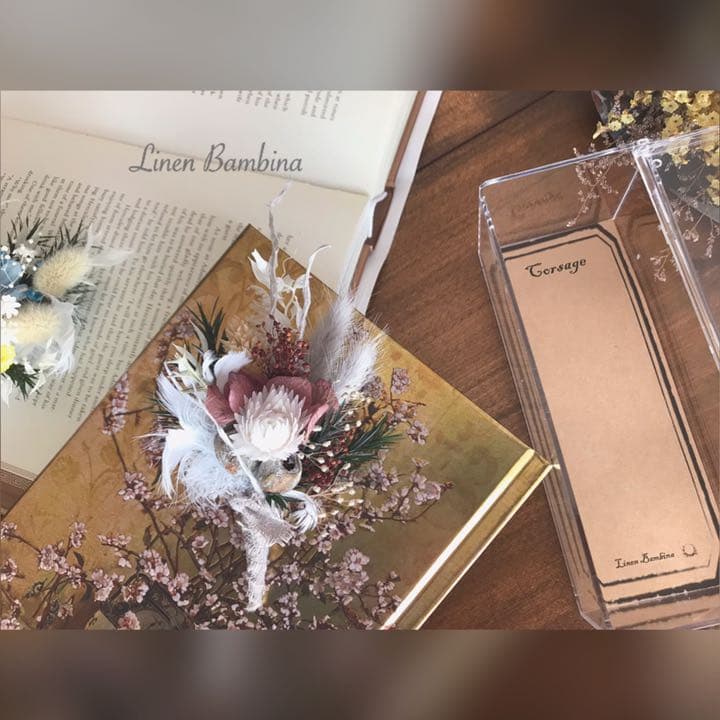 コサージュ A  卒業式・入学式・プリザーブドフラワー