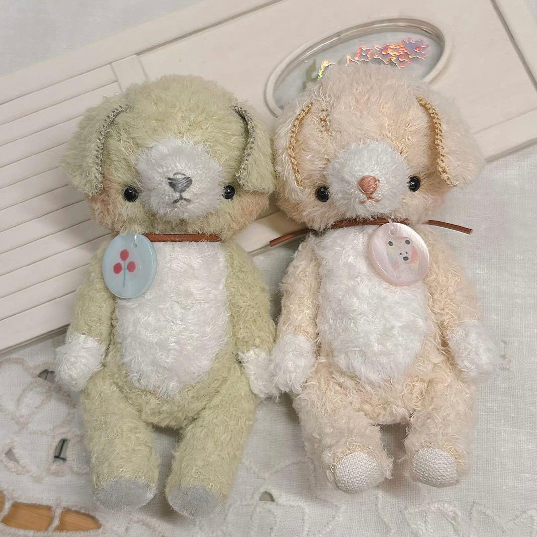 タレミミワンワン ぬいぐるみ 海外作家様 アーティストベア いぬ ハンドメイド