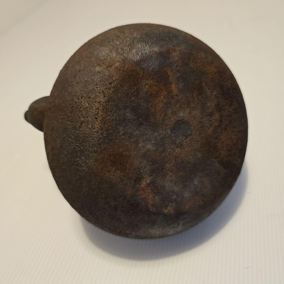 三越製 鉄瓶 金色のつまみ付き 木箱付き