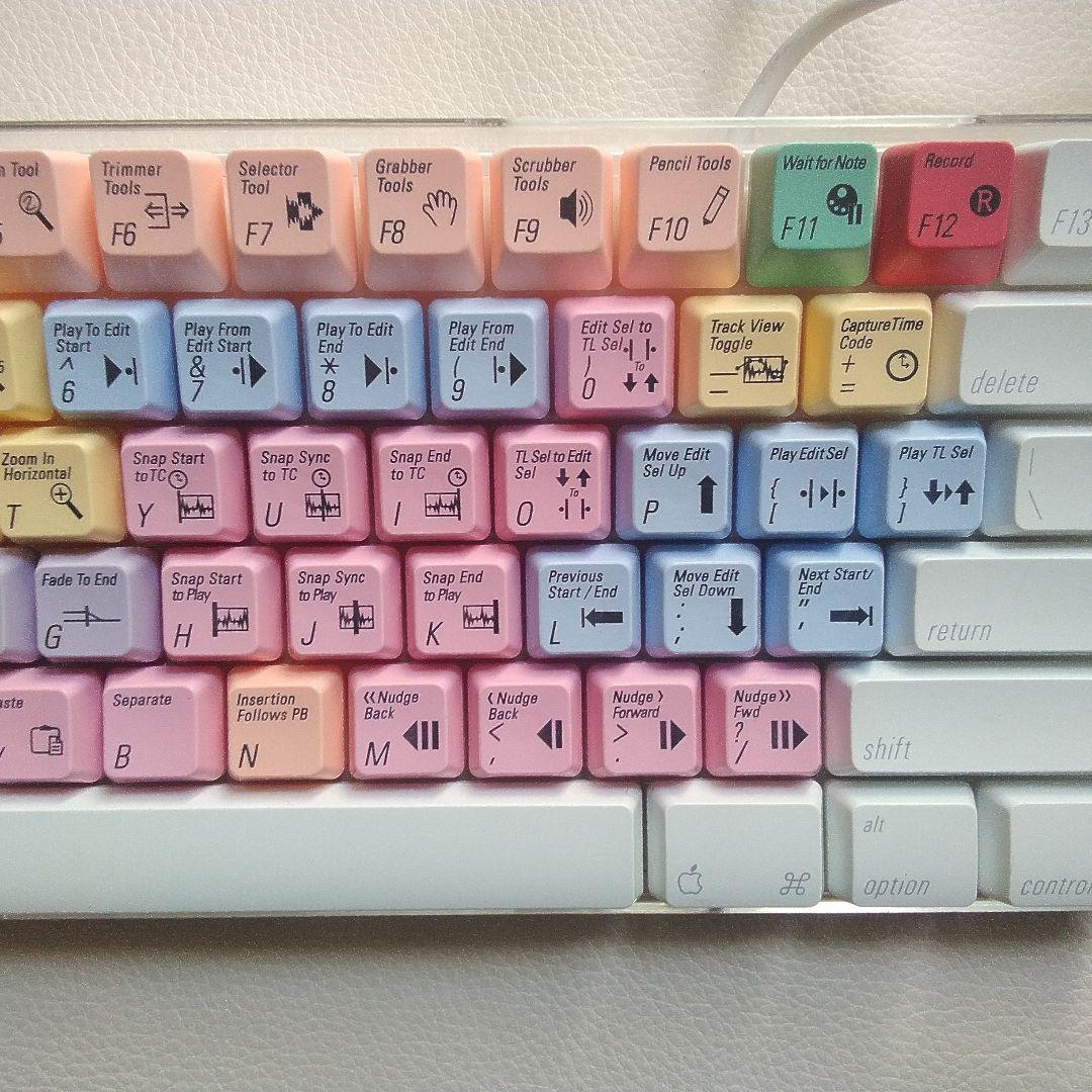 Apple USB Avid専用ショートカット刻印キーボード