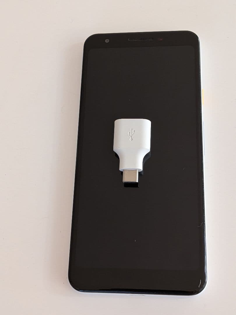 Google Pixel 3a 本体 ホワイト　USB-Cアダプター付き