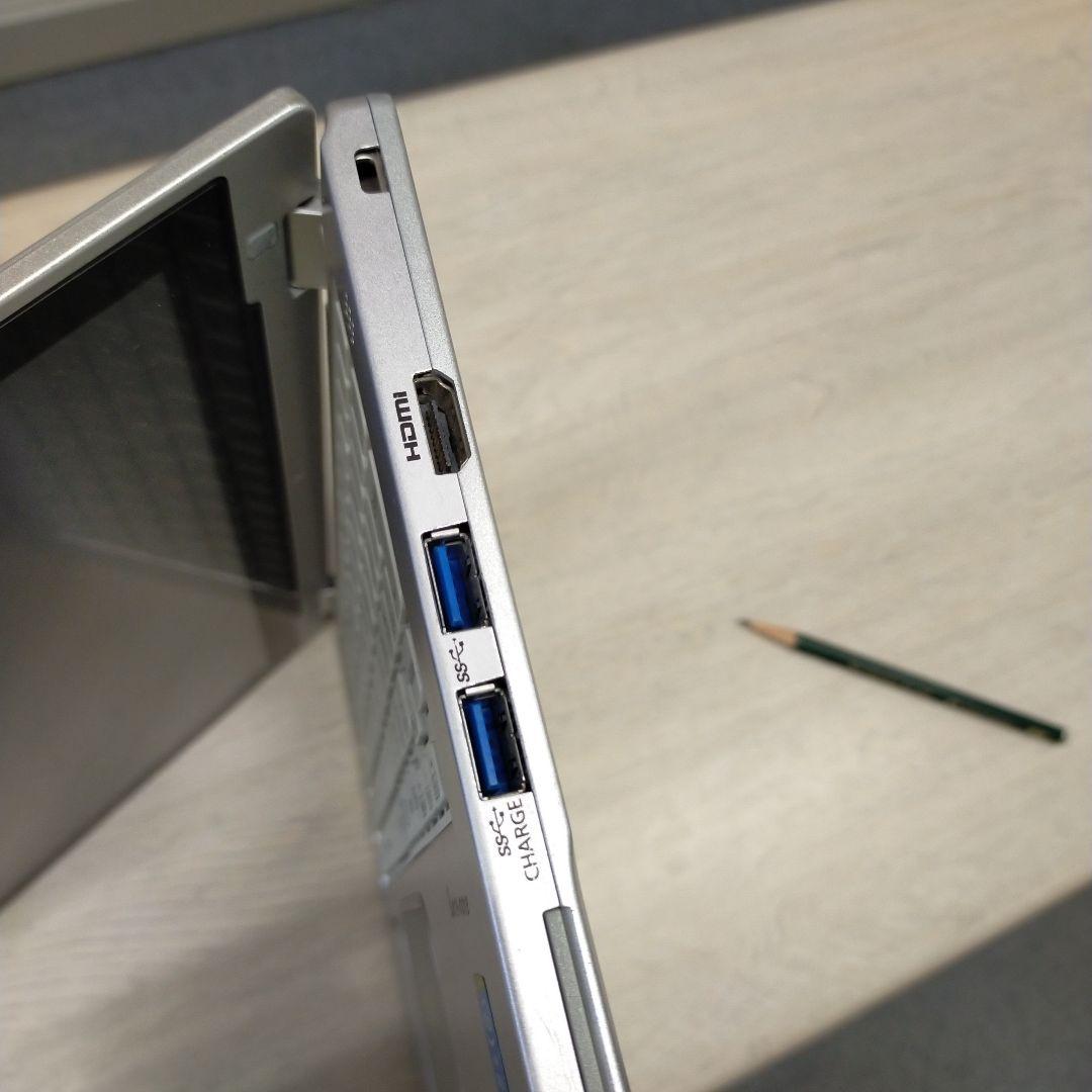 レッツノートPanasonic CF-AX3Windows10予備バッテリー付き
