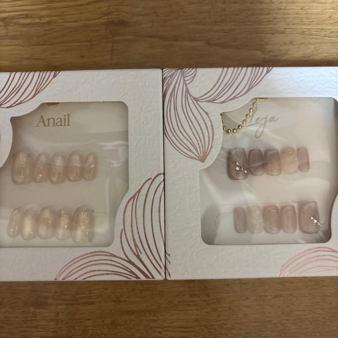 Anaill ネイルケアセット ピンク系 2セット