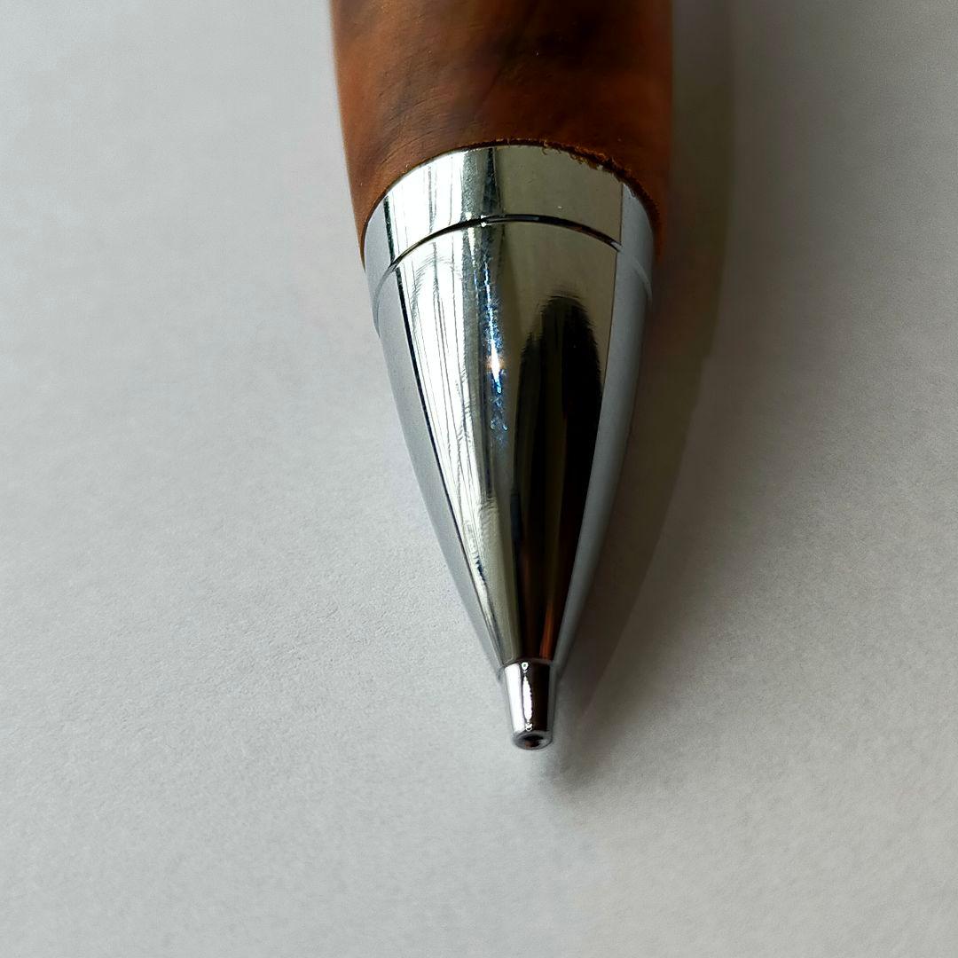 【屋久杉】　自然木の木軸ペン　加藤金属　シャープペン　0.5mm