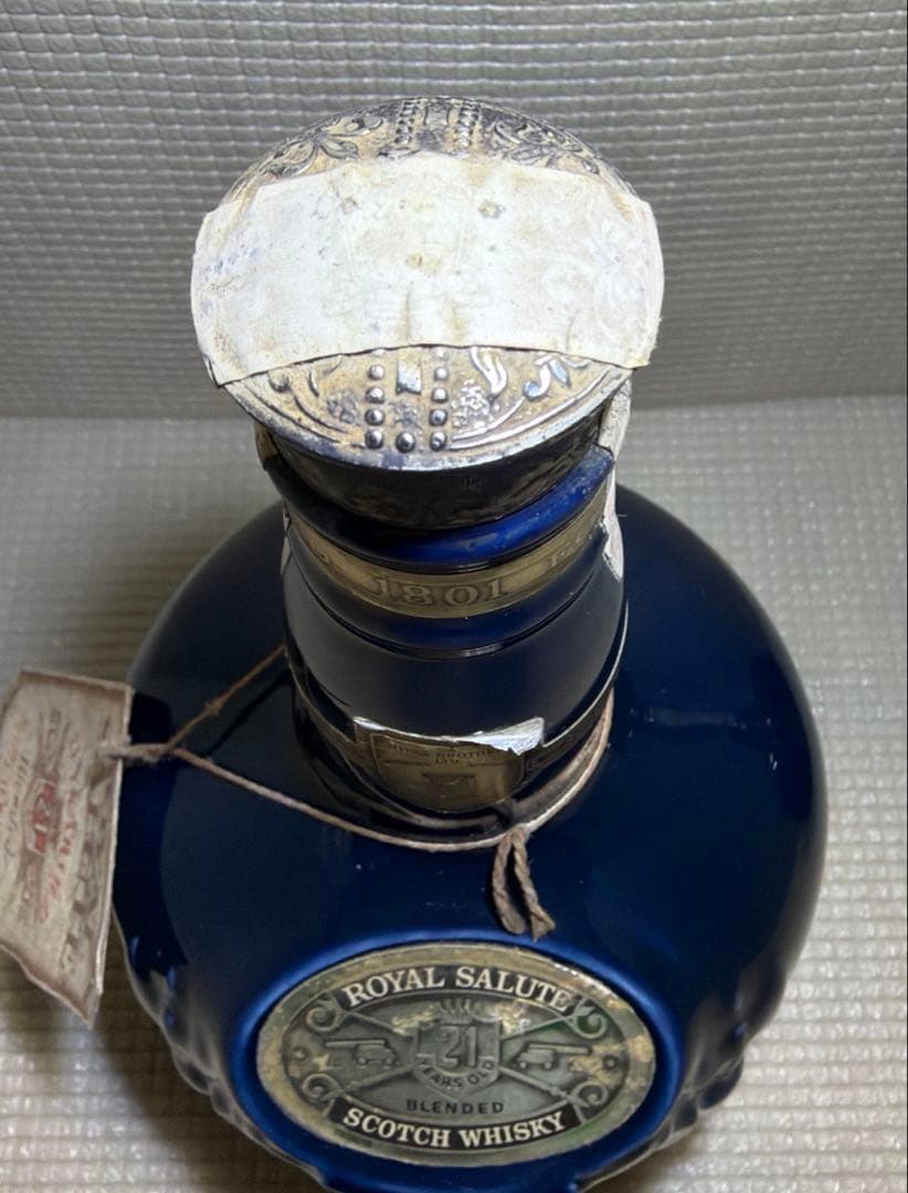 【未開栓】ロイヤルサルート SCOTCH WHISKY21年青陶器 1L⭐︎古酒