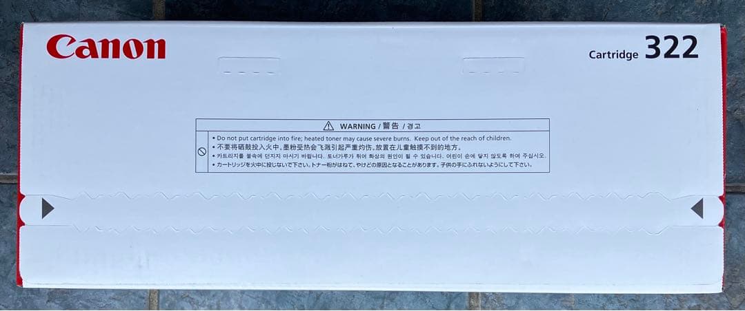 未使用canon 純正トナー　CRG-322 3色セット