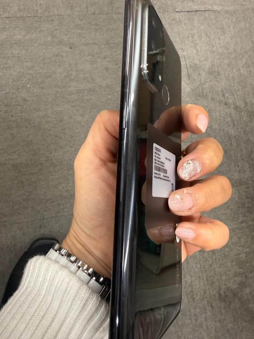 OPPO Reno5 A ブラック 手帳型ケース付き