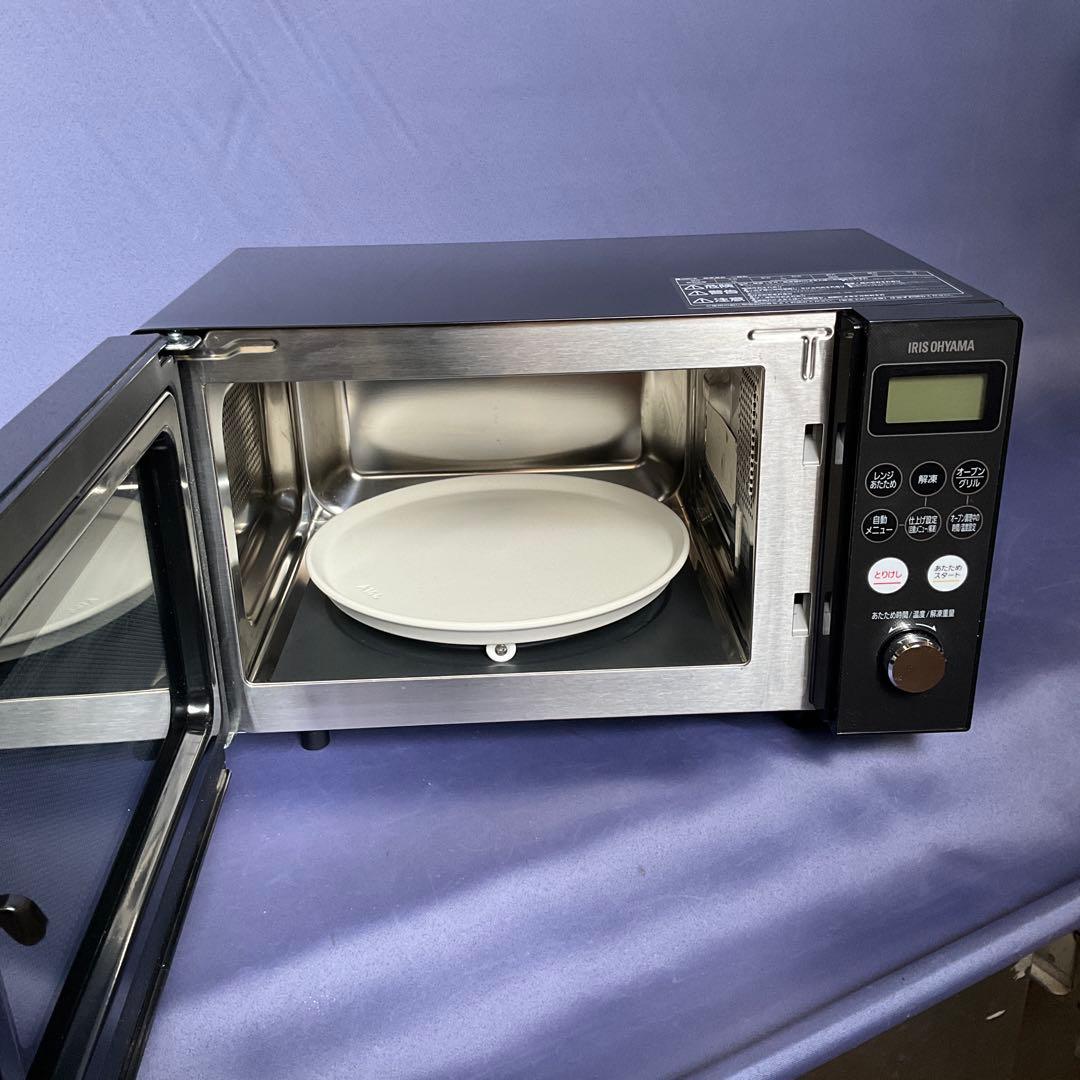 オーブンレンジ　アイリスオーヤマ　MO-T1501-B 【美品】