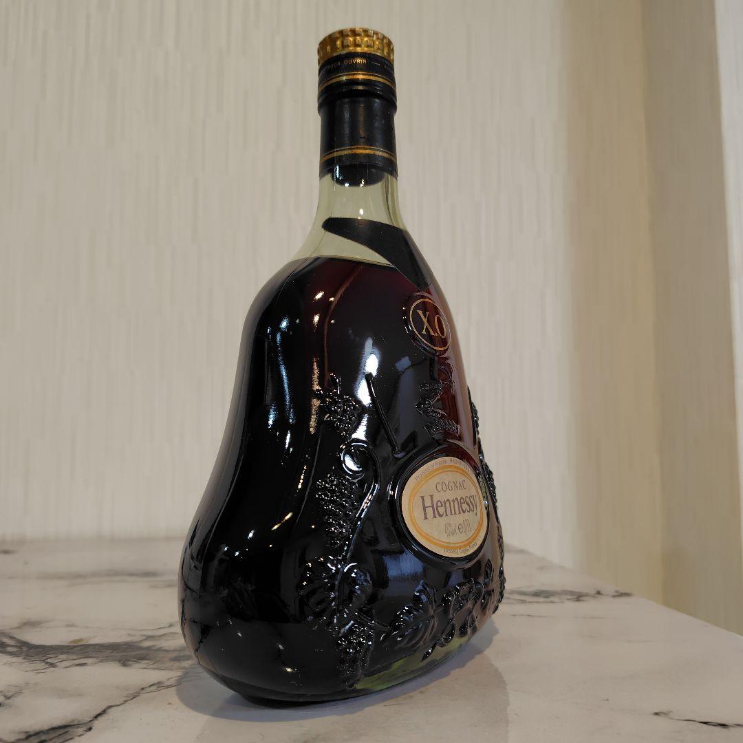 Hennessy XO コニャック　グリーンボトル　金キャップ