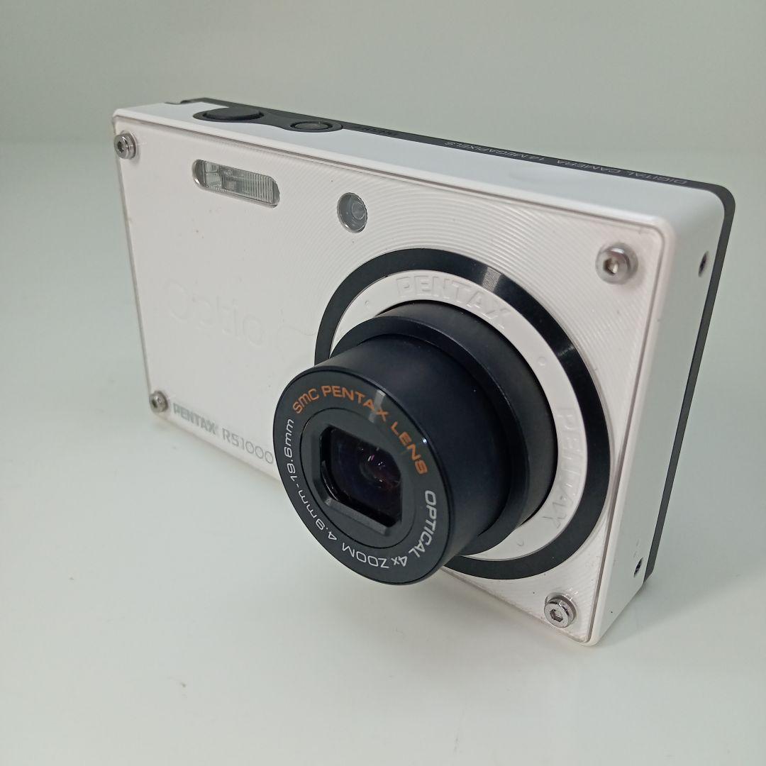 PENTAX Optio RS1000 コンデジ ホワイト 動作確認済