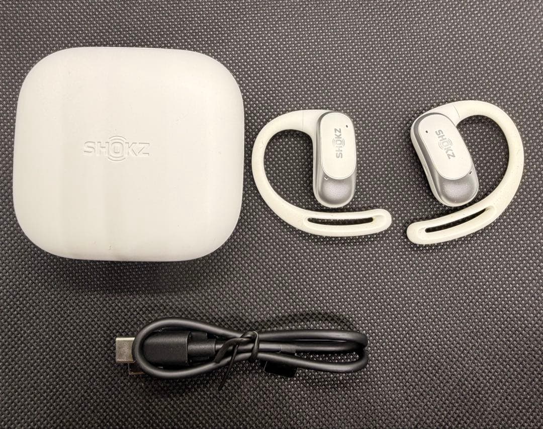 SHOKZ OpenFit Air ホワイト　SKZ-EP-000026
