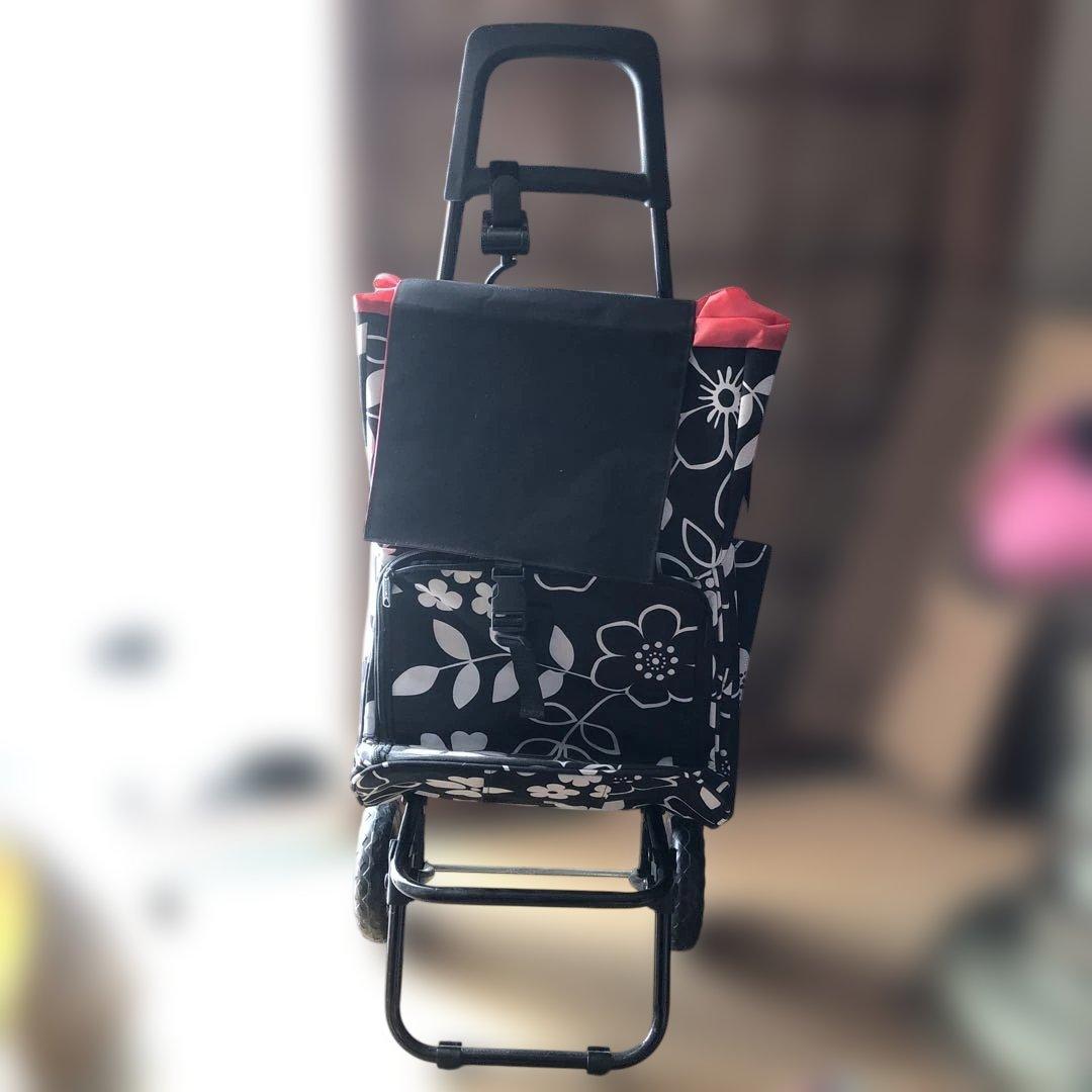 値下げ⭐︎新品未使用ショッピングカート椅子付