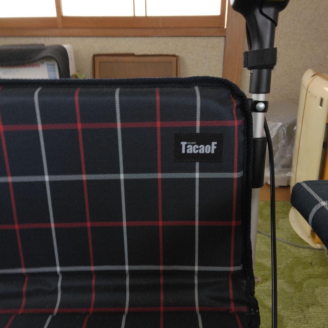 値下げTacaof シルバーカー ネイビー・チェック柄　テイコブST07