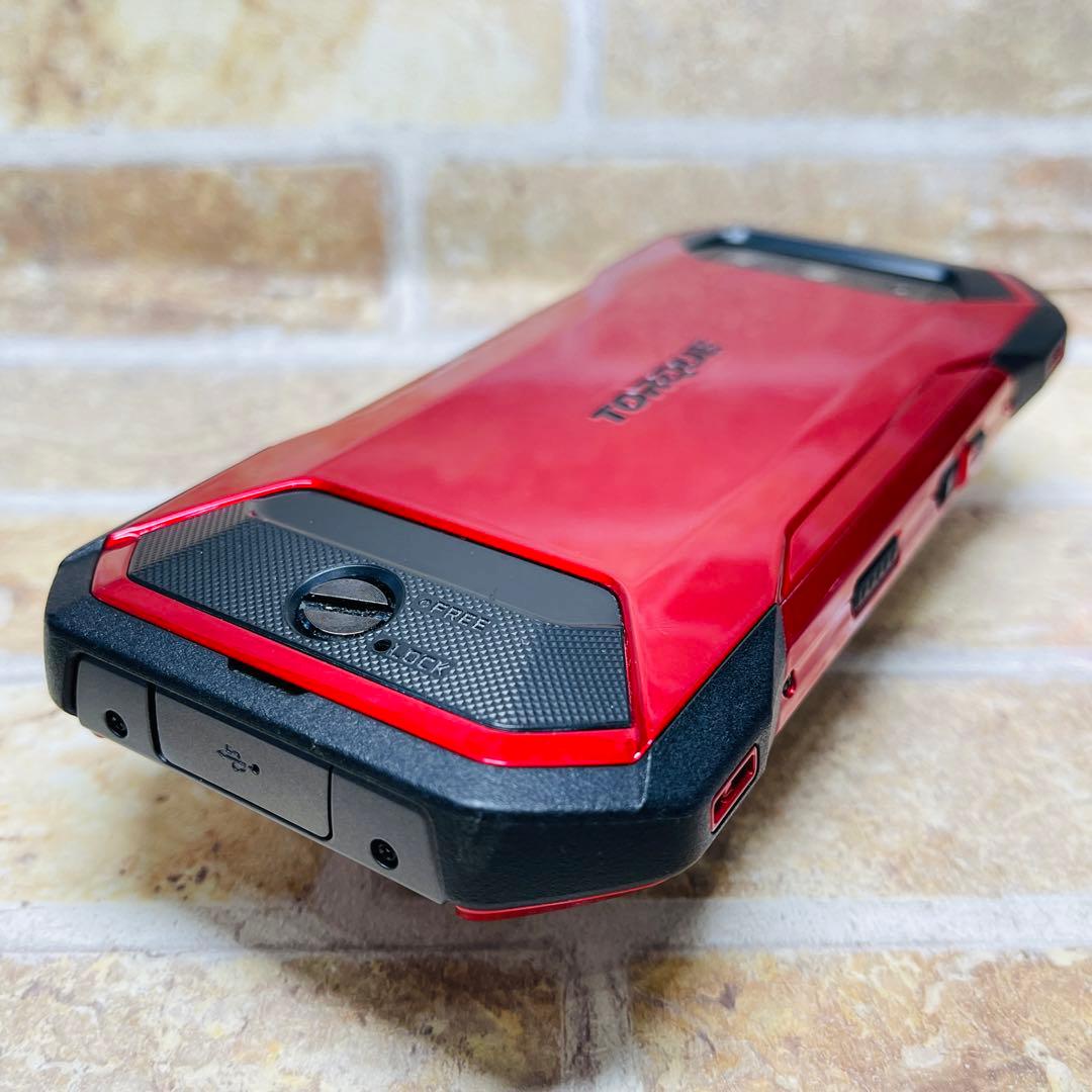 SIMフリー TORQUE 5G 128GB レッド 高耐久スマホ 動作良好