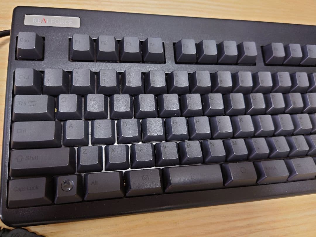 Realforce 91UDK-G 日本語配列 テンキーレス 45g