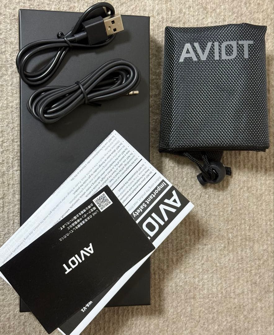 【極美品★】AVIOT WA-V1 ワイヤレスヘッドホン (付属品未使用)