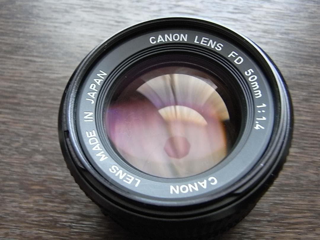 【ジャンク】Canon New FDレンズ 50mm F1.4【動作保証無し】