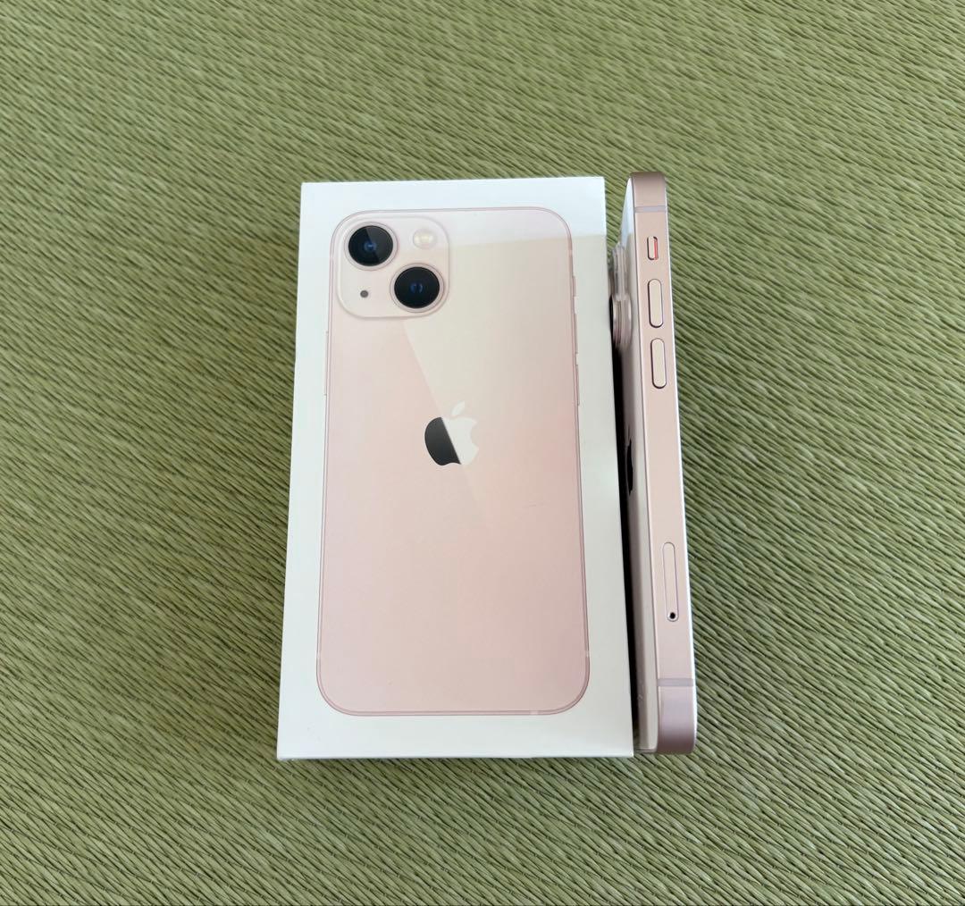 【美品】Apple iPhone 13mini ピンク 本体