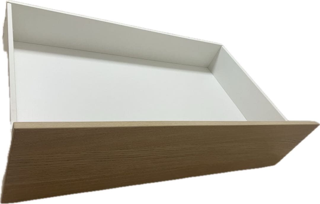 IKEA ベッド下収納 引き出し 2個セット ナチュラルウッド/ホワイト