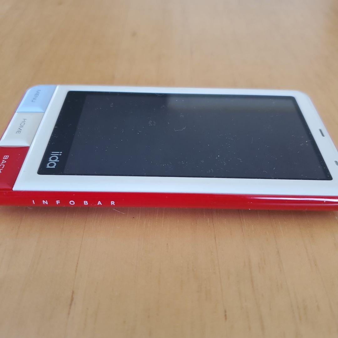 au KDDI INFOBAR ニシキゴイ赤
