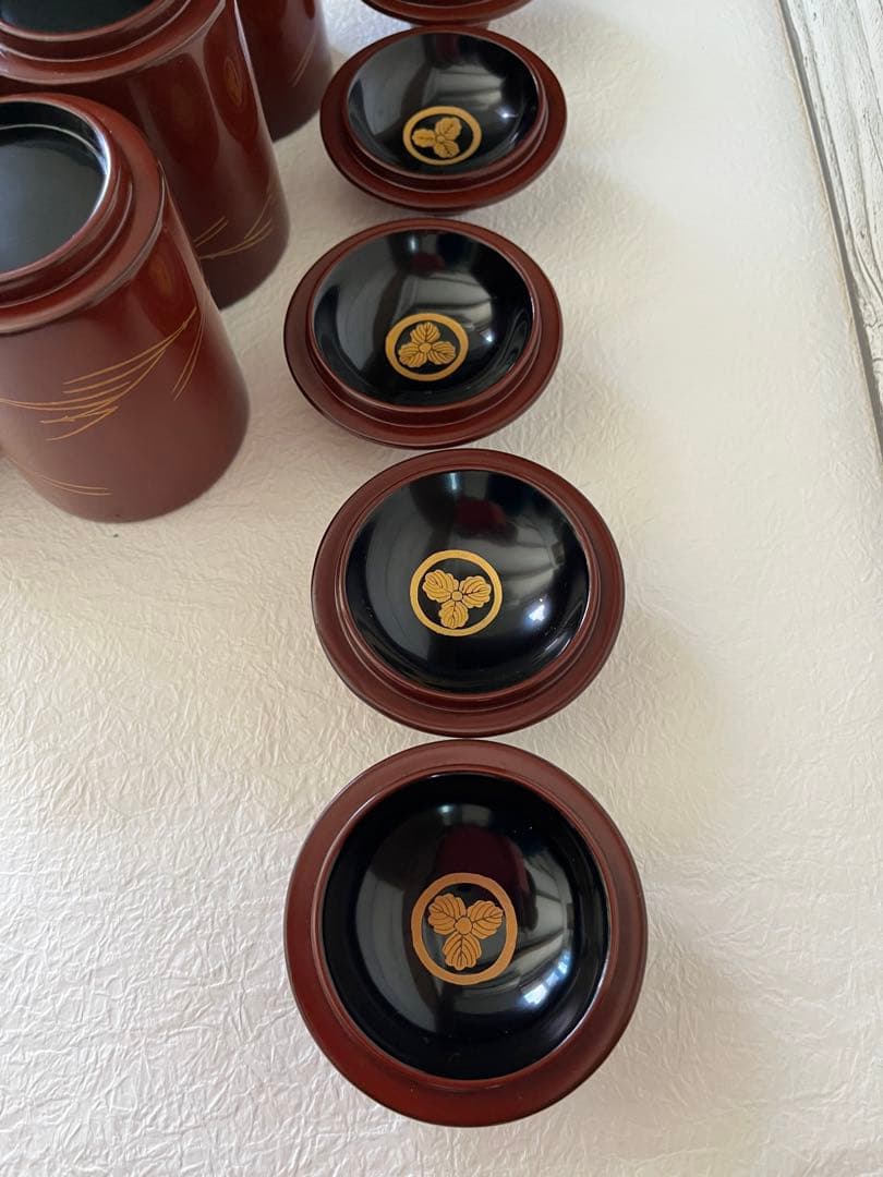漆器 小吸物椀 6客　茶会席