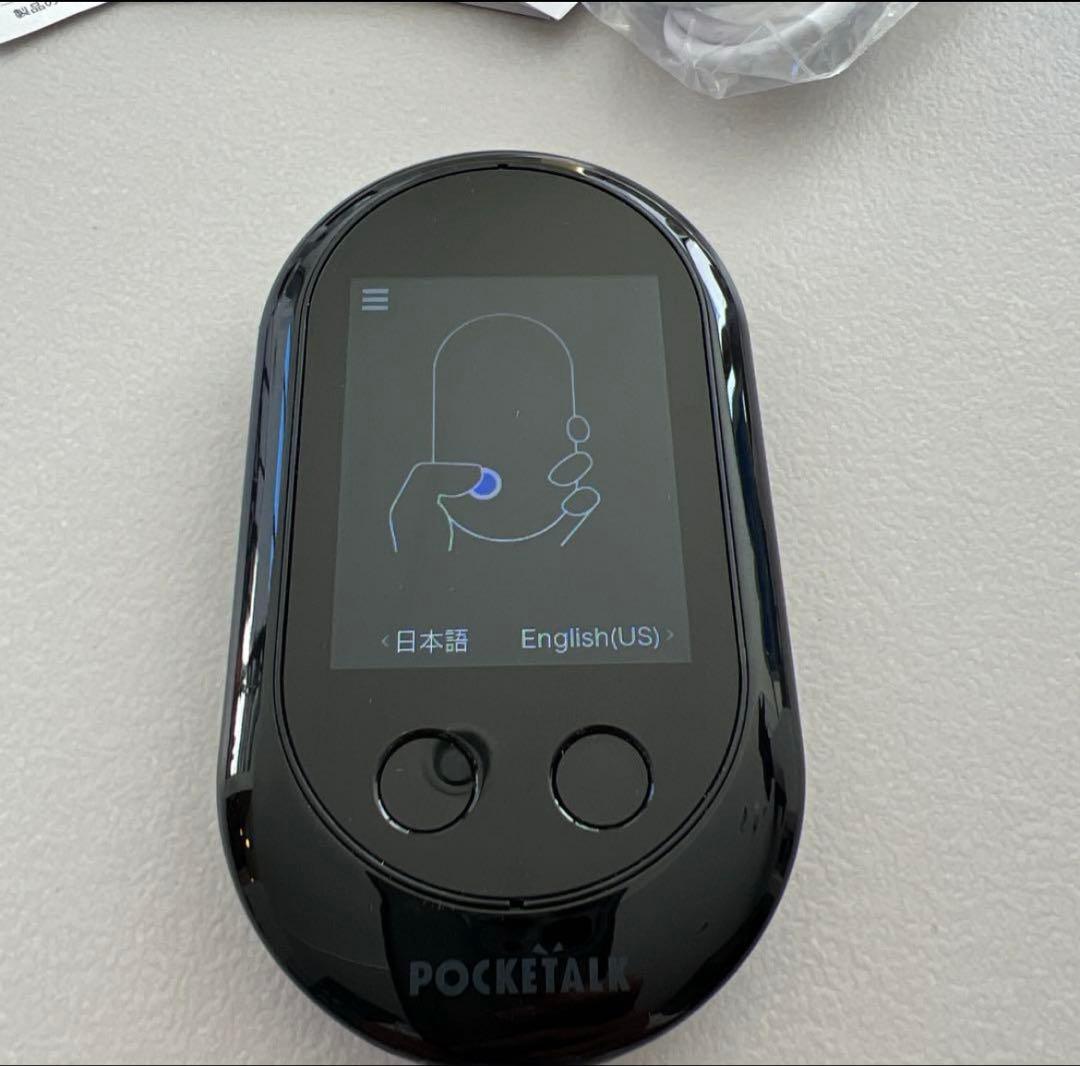 美品　ポケトークW　POCKETALK ポケトークW1PGK 即時通訳