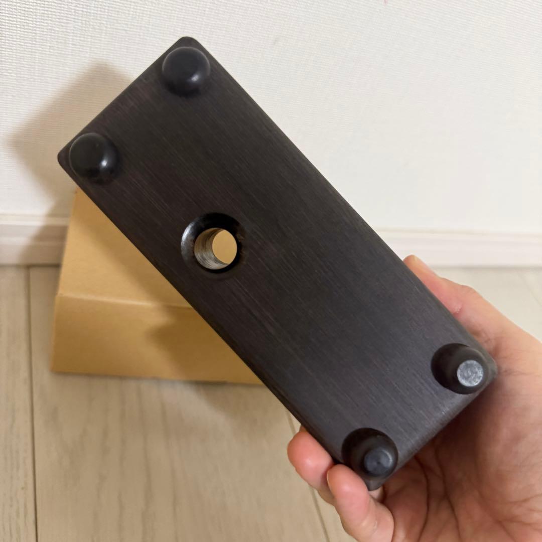 【WECO】天然木スマホスピーカー 紫檀（シタン） 木製 電源不要