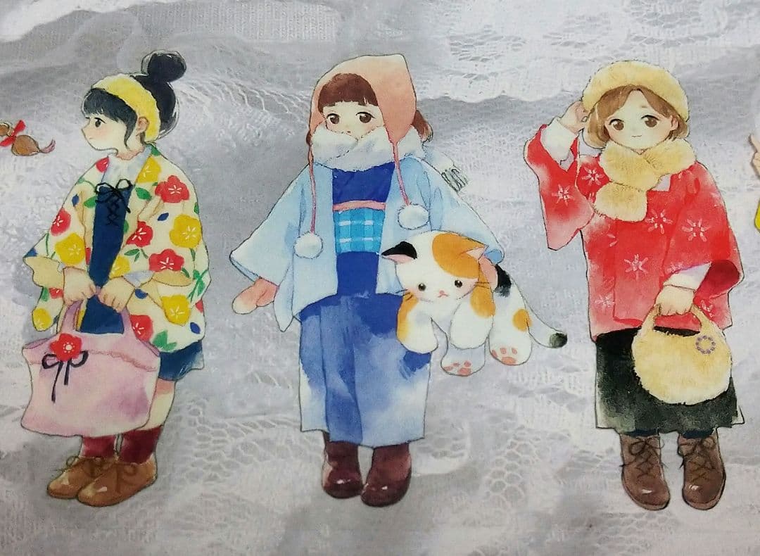 ✩再販✩J593＃那些女孩two(PET)切り売り海外人物マステ女の子