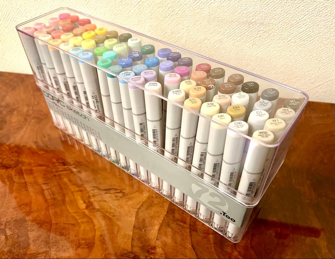 【新品・未使用】Copic Sketch 72色セット