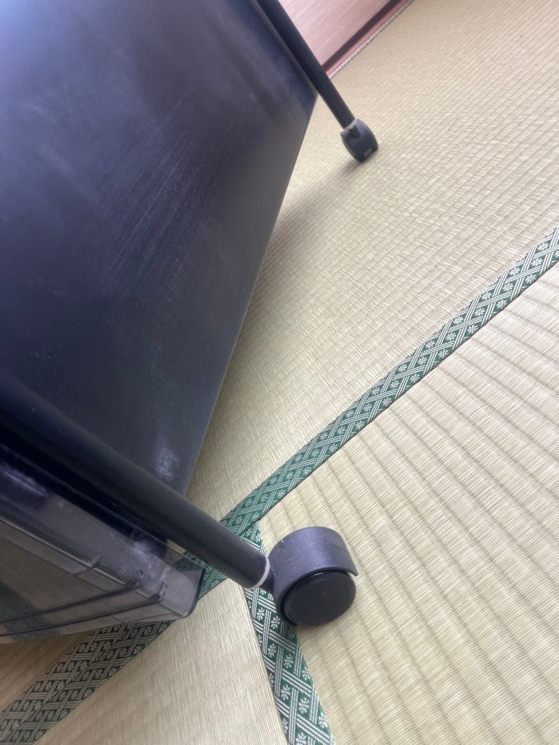 YODOKO 収納ボックス ブラック 4引き出し キャスター付き